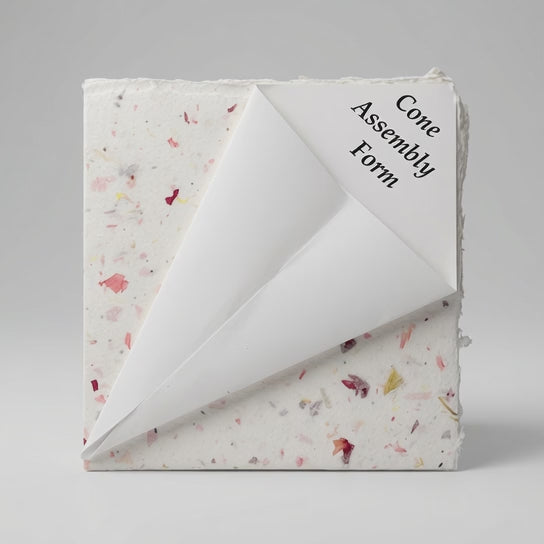 Wildflower seed petal cones for weddings and celebrations – Prime Petal Company